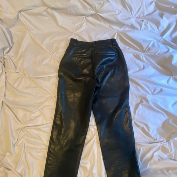 Aritzia Baboton Black Leather Pants - Picture 3 of 5